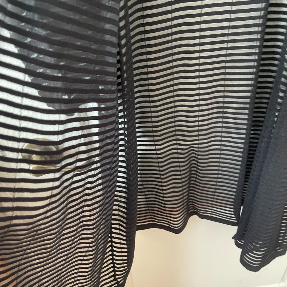 Elegant Black Sheer Women's Jacket - Picture 4 of 7
